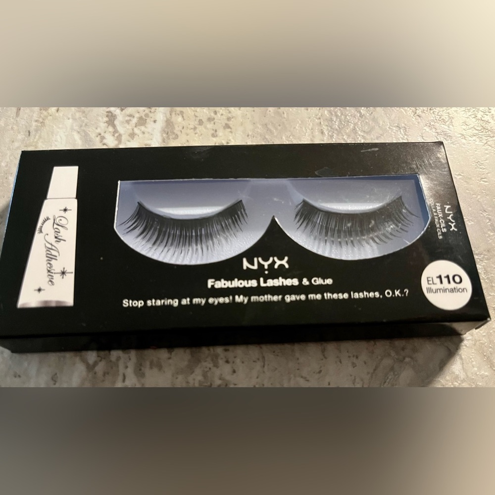NYX Black Fabulous Lashes & Glue OS